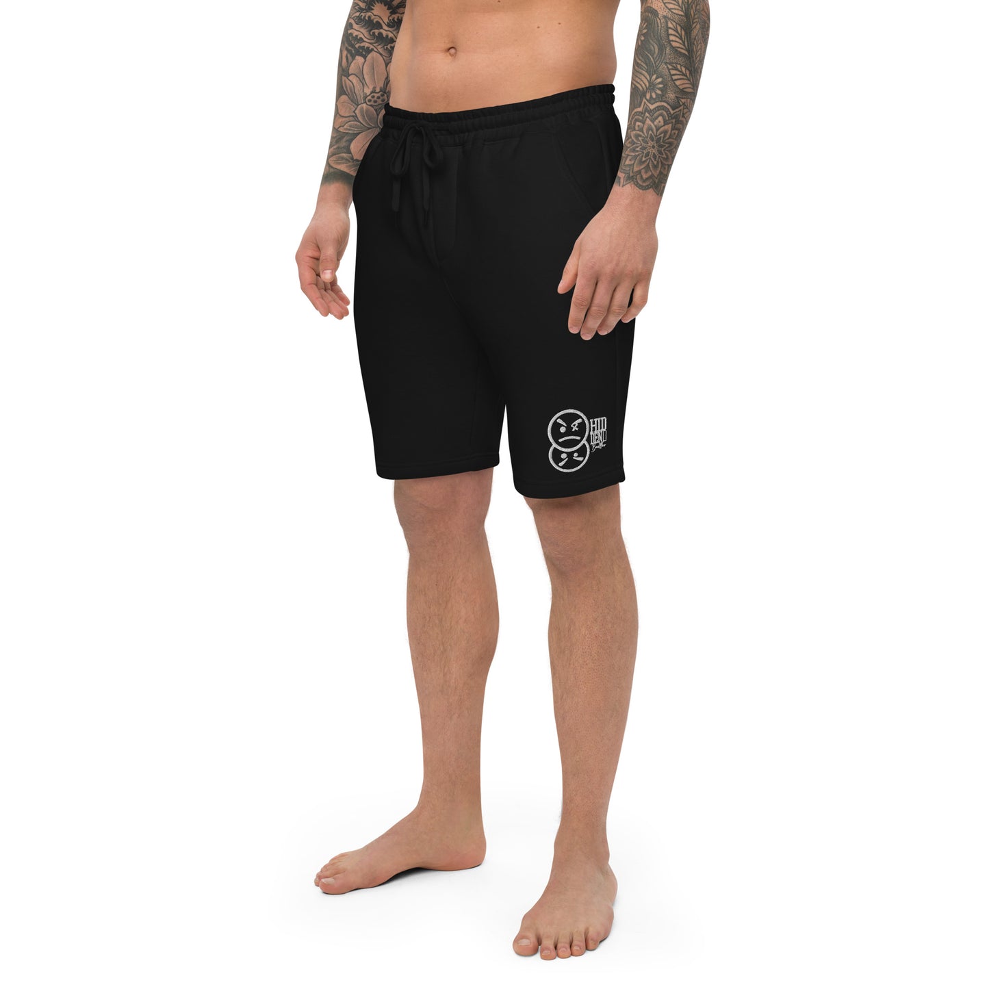 Hidden Battles Logo Embroidery Men's fleece shorts