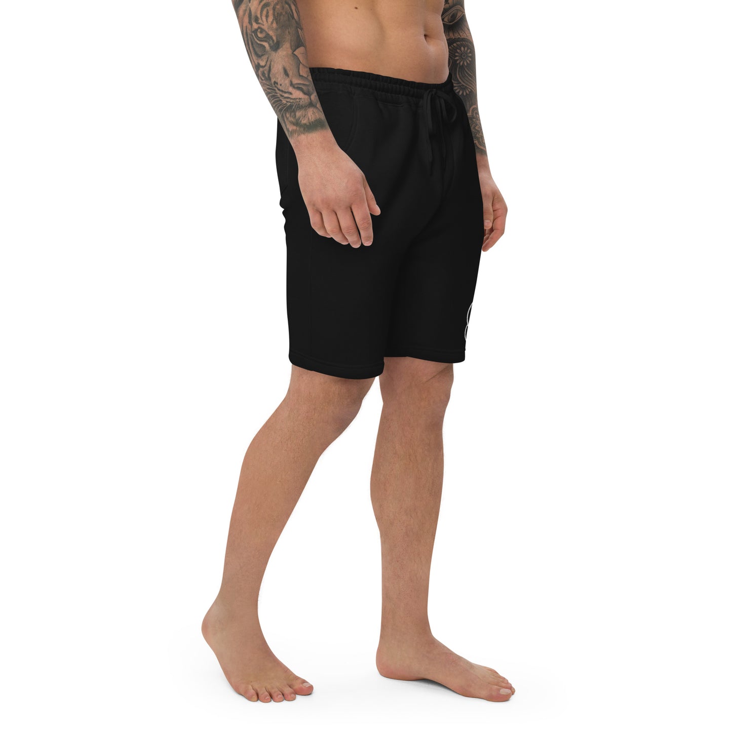 Hidden Battles Logo Embroidery Men's fleece shorts