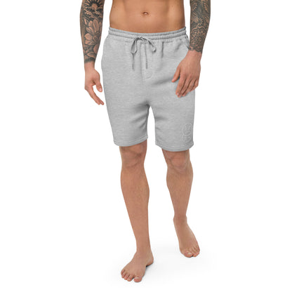Hidden Battles Logo Embroidery Men's fleece shorts