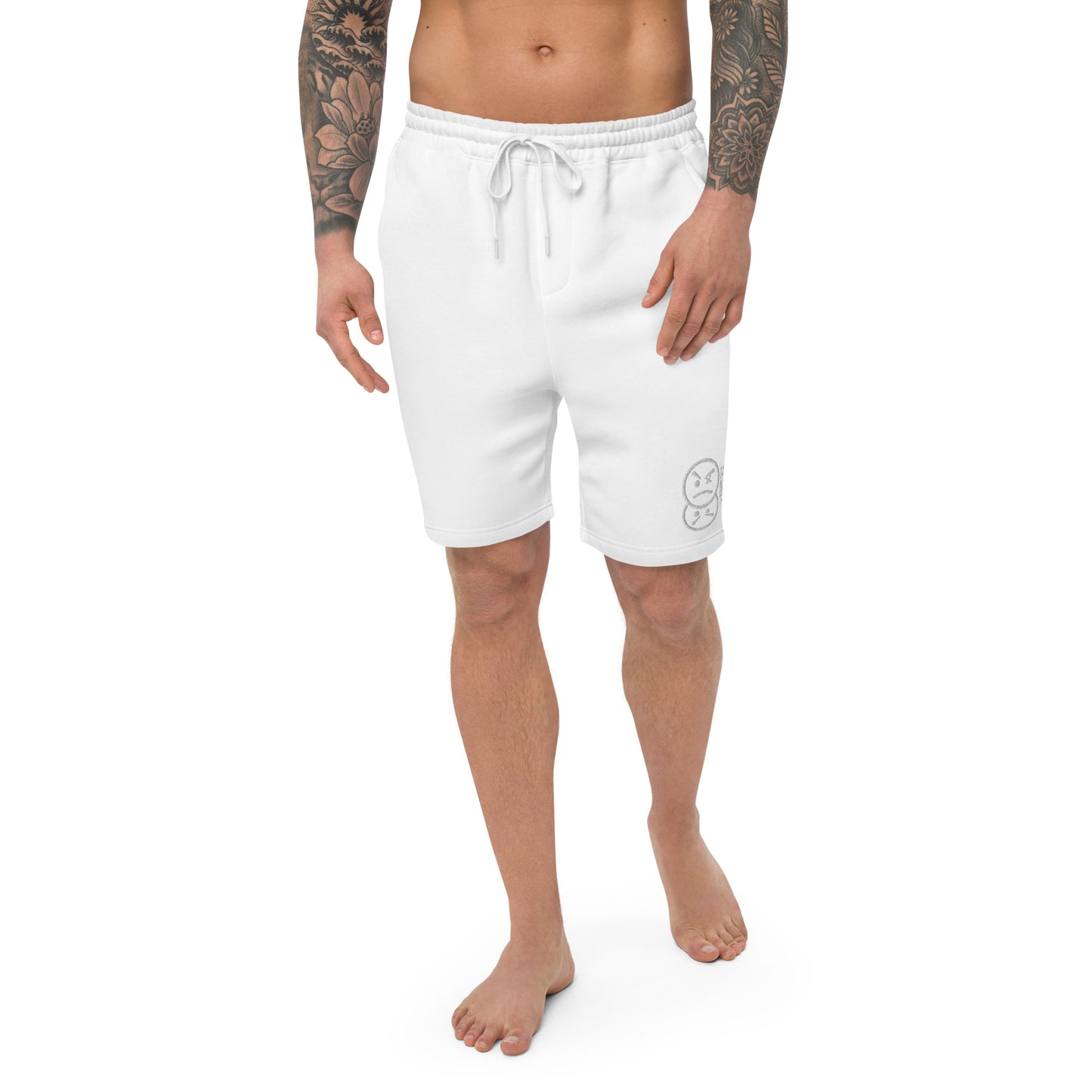 Hidden Battles Logo Embroidery Men's fleece shorts