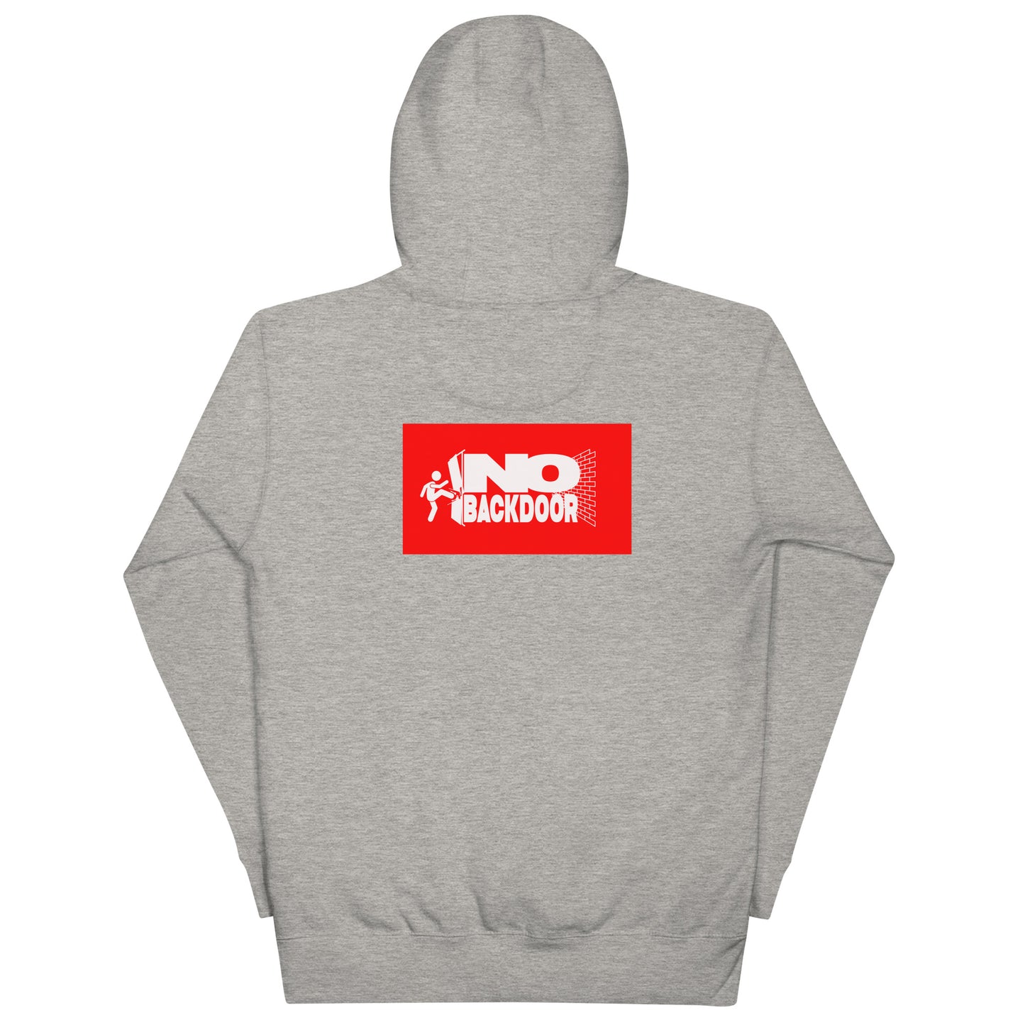Dodging Crosses Stitch W No Backdoors logo Unisex Hoodie