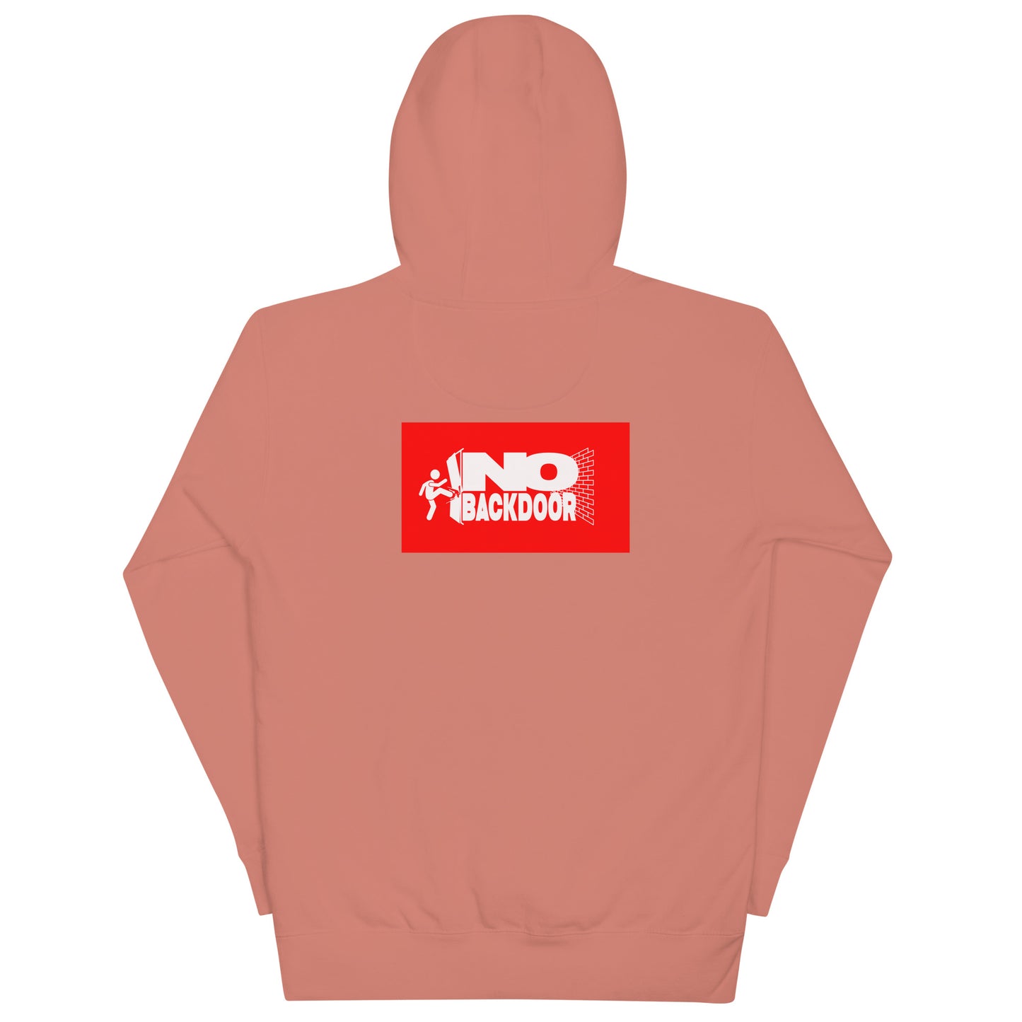 Dodging Crosses Stitch W No Backdoors logo Unisex Hoodie