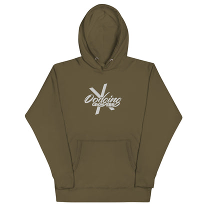 Dodging Crosses Stitch W No Backdoors logo Unisex Hoodie