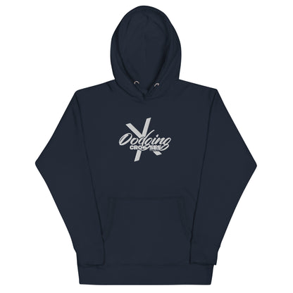 Dodging Crosses Stitch W No Backdoors logo Unisex Hoodie