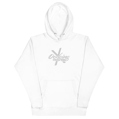 Dodging Crosses Stitch W No Backdoors logo Unisex Hoodie