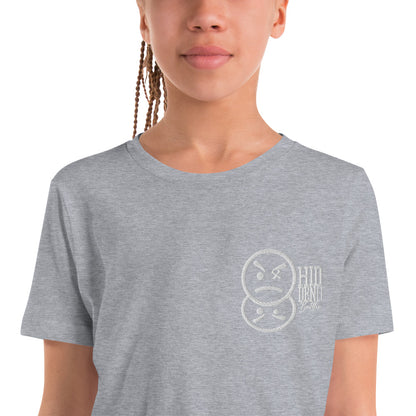 Hidden Battles Embroidery Youth Short Sleeve T-Shirt