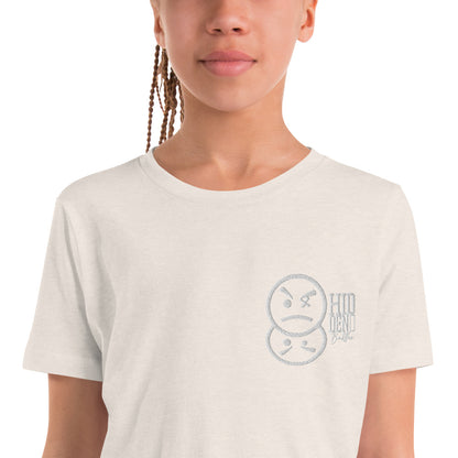 Hidden Battles Embroidery Youth Short Sleeve T-Shirt
