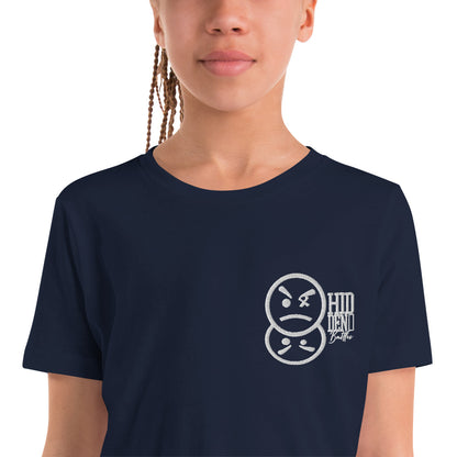 Hidden Battles Embroidery Youth Short Sleeve T-Shirt
